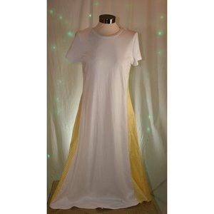 Oliver Bonas Yellow/ White Dress size 12